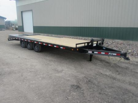 New 2027 24' x 8  21k PJ Triple Axle Deckover Trailer