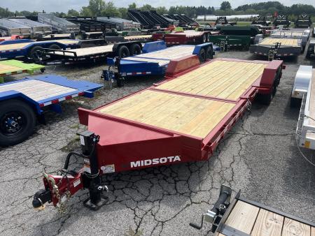 New 2027 Midsota 7X16+6 17.6K TILT Equipment Trailer