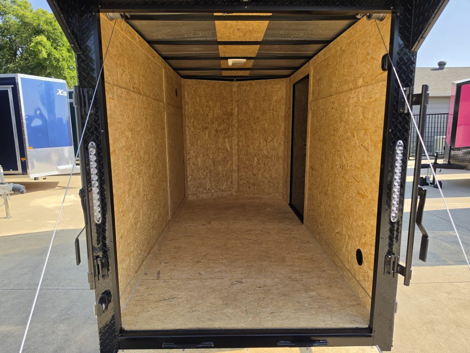 New 2027 New 5x10 SA Screwless Enclosed Trailer | Blackout | Spoiler Package | .08 Polycor | 5'6" Interior | Fits In Garage! | Dexter Axle | 1209