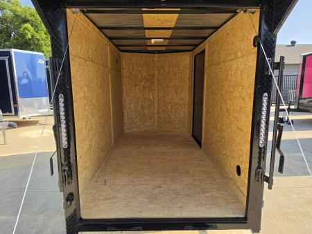 New 2027 New 5x10 SA Screwless Enclosed Trailer | Blackout | Spoiler Package | .08 Polycor | 5'6" Interior | Fits In Garage! | Dexter Axle | 1209