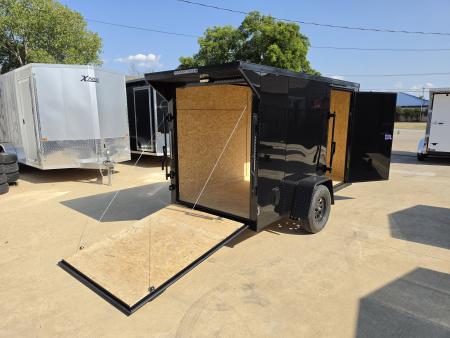 New 2027 New 5x10 SA Screwless Enclosed Trailer | Blackout | Spoiler Package | .08 Polycor | 5'6" Interior | Fits In Garage! | Dexter Axle | 1209