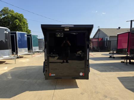 New 2027 New 5x10 SA Screwless Enclosed Trailer | Blackout | Spoiler Package | .08 Polycor | 5'6" Interior | Fits In Garage! | Dexter Axle | 1209