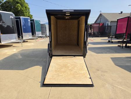 New 2027 New 5x10 SA Screwless Enclosed Trailer | Blackout | Spoiler Package | .08 Polycor | 5'6" Interior | Fits In Garage! | Dexter Axle | 1209