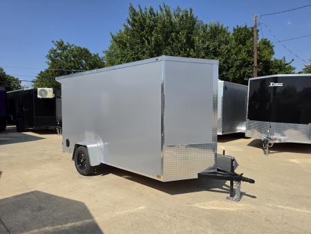 New 2027 New 6x12 SA Screwless Enclosed Trailer | Spoiler Package | Barn Doors | .08 Polycor | 1213