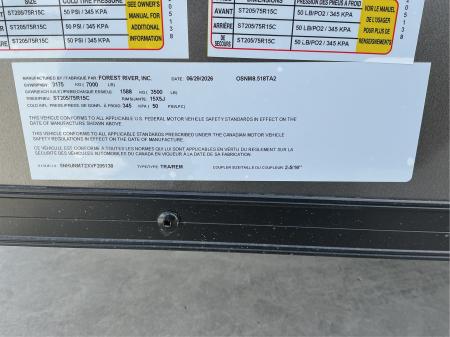 New 2027 Cargo King NM8518TA2 8.5FT X 18FT 7K GVW Cargo / Enclosed Trailer