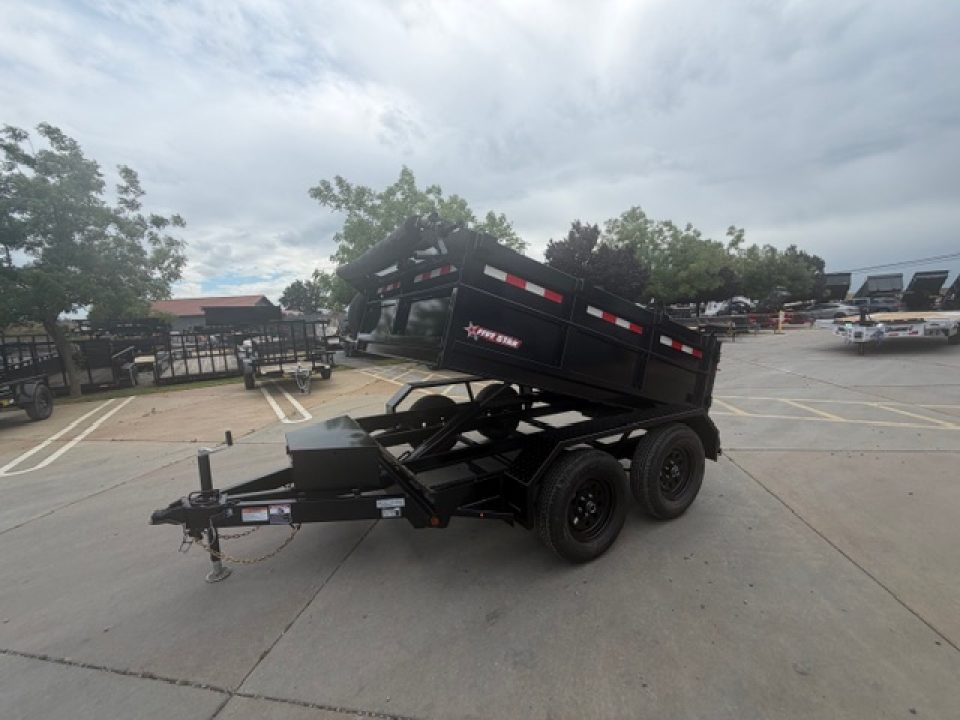 New 2027 Five Star Trailers DT68263 D7 6.5FT X 8FT 7K GVW Dump Trailer