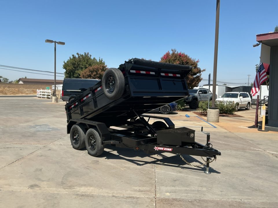 New 2027 Five Star Trailers DT610065 D7 6.5FT X 10FT 7K GVW Dump Trailer