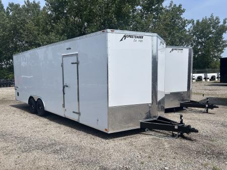 New 2027 Homesteader Trailer 24 FT ENCLOSED CAR HAULER 7 FT INTERIOR HEIGHT 10K GVWR