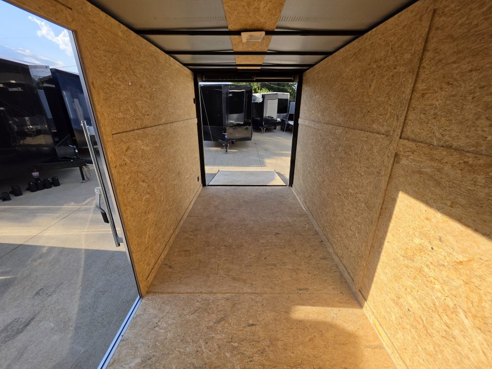 New 2027 New 6x12 SA Semi-Screwless Enclosed Trailer | Spoiler Package | .08 Polycor | Dexter Axle | 1210