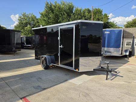New 2027 New 6x12 SA Semi-Screwless Enclosed Trailer | Spoiler Package | .08 Polycor | Dexter Axle | 1210
