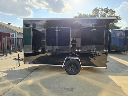 New 2027 New 6x12 SA Semi-Screwless Enclosed Trailer | Spoiler Package | .08 Polycor | Dexter Axle | 1210