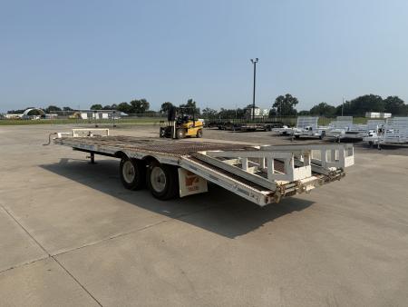 Used 1987 Custom Built 25' Deckover Trailer