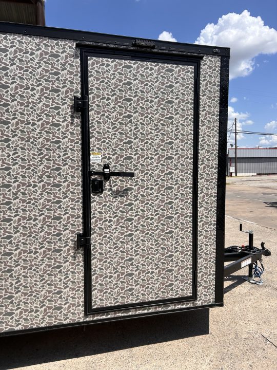 New 2026 Sawyer Trailers Brand New Duck Camo 7x16 Cargo / Enclosed Trailer