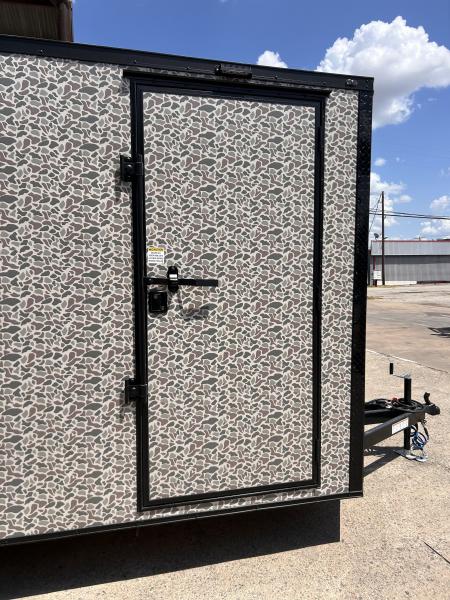 New 2026 Sawyer Trailers Brand New Duck Camo 7x16 Cargo / Enclosed Trailer