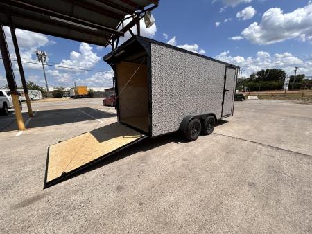 New 2026 Sawyer Trailers Brand New Duck Camo 7x16 Cargo / Enclosed Trailer
