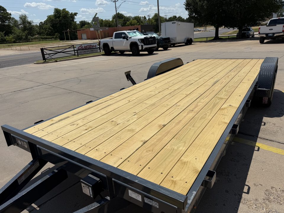 New #158536 2027 LAMAR CE 22 X 83 TANDEM AXLE 7K WOOD FLOOR CAR HAULER