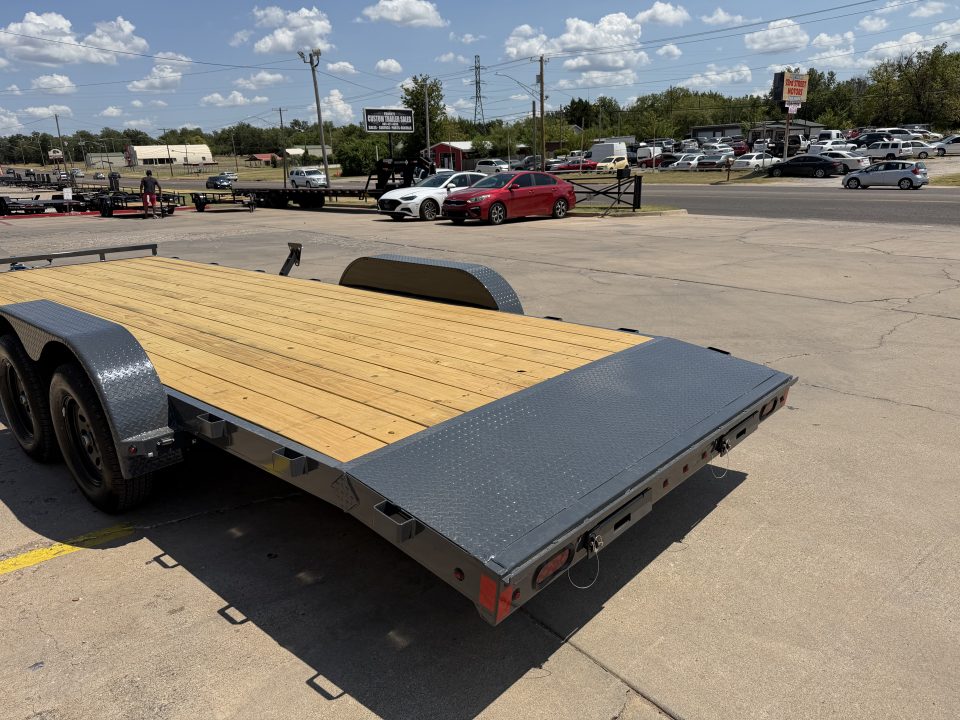 New #158536 2027 LAMAR CE 22 X 83 TANDEM AXLE 7K WOOD FLOOR CAR HAULER