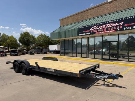 New #158536 2027 LAMAR CE 22 X 83 TANDEM AXLE 7K WOOD FLOOR CAR HAULER