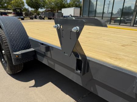 New #158536 2027 LAMAR CE 22 X 83 TANDEM AXLE 7K WOOD FLOOR CAR HAULER