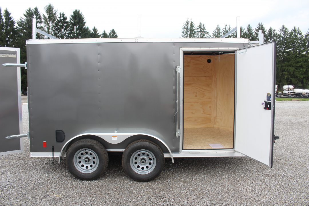 New 2027 Darkhorse Cargo DHW 7' x 12' Cargo / Enclosed Trailer - DOUBLE REAR DOOR - 7000# GVW