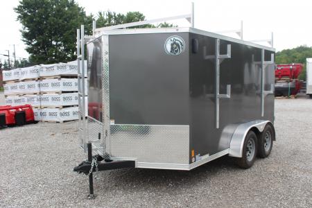 New 2027 Darkhorse Cargo DHW 7' x 12' Cargo / Enclosed Trailer - DOUBLE REAR DOOR - 7000# GVW