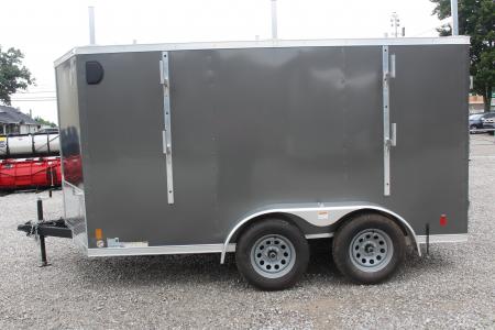 New 2027 Darkhorse Cargo DHW 7' x 12' Cargo / Enclosed Trailer - DOUBLE REAR DOOR - 7000# GVW