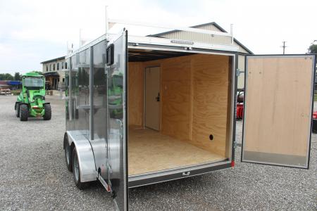 New 2027 Darkhorse Cargo DHW 7' x 12' Cargo / Enclosed Trailer - DOUBLE REAR DOOR - 7000# GVW