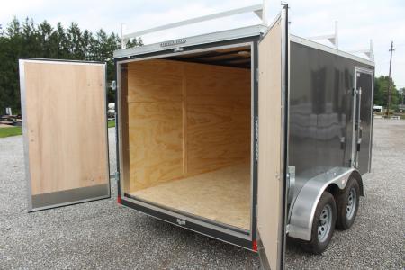 New 2027 Darkhorse Cargo DHW 7' x 12' Cargo / Enclosed Trailer - DOUBLE REAR DOOR - 7000# GVW