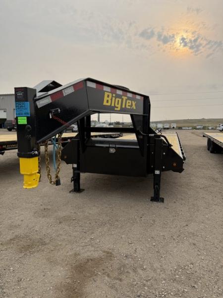 New 2025 BIG TEX TRAILERS 25GN-40D5A 14 PLY TIRES Flatbed Trailer