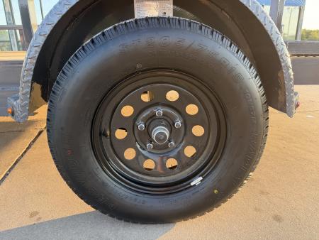 New #157810 2027 LAMAR UC 14 X 83 SINGLE AXLE SQUARE TUBE TOP 3K UTILITY W/ REAR RAMP GATE