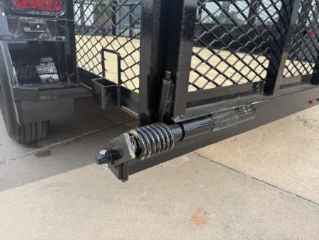 New #144513 2026 MP CUSTOMS 14 X 83 TANDEM AXLE PIPE TOP 7K LANDSCAPE TRAILER W/ 2' SIDES