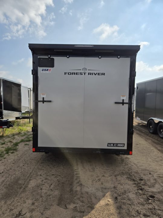 New 2027 US Cargo 7.5X18 SILVER 7K UTV Cargo / Enclosed Trailer