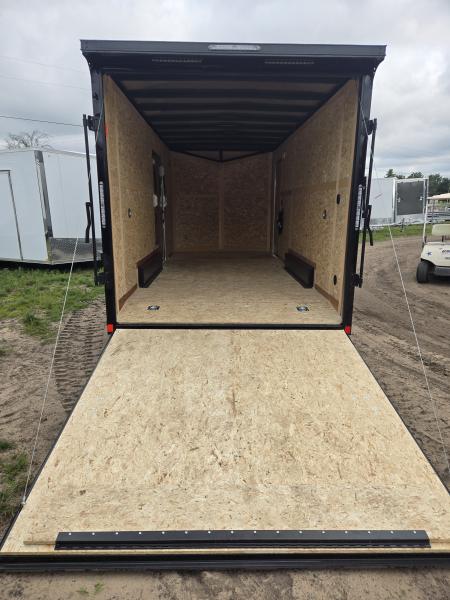New 2027 US Cargo 7.5X18 SILVER 7K UTV Cargo / Enclosed Trailer