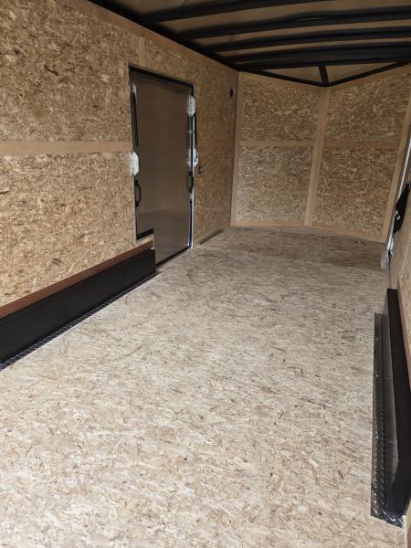 New 2027 US Cargo 7.5X18 SILVER 7K UTV Cargo / Enclosed Trailer