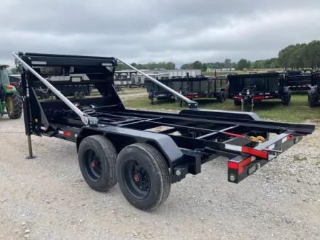 New 2026 MAXX-D 83X14 TANDEM 18K GN ROLL OFF W/ HYDROJACKS, 22K WINCH, POWER TRAP & WIRELESS REMOTE