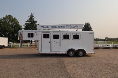 Used 2003 Sooner 3 Horse GN Trailer