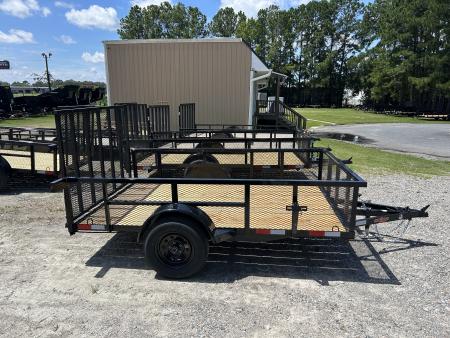 New 2027 Down 2 Earth Trailers 76X10 Utility Trailer with 24" Expanded Metal Sides