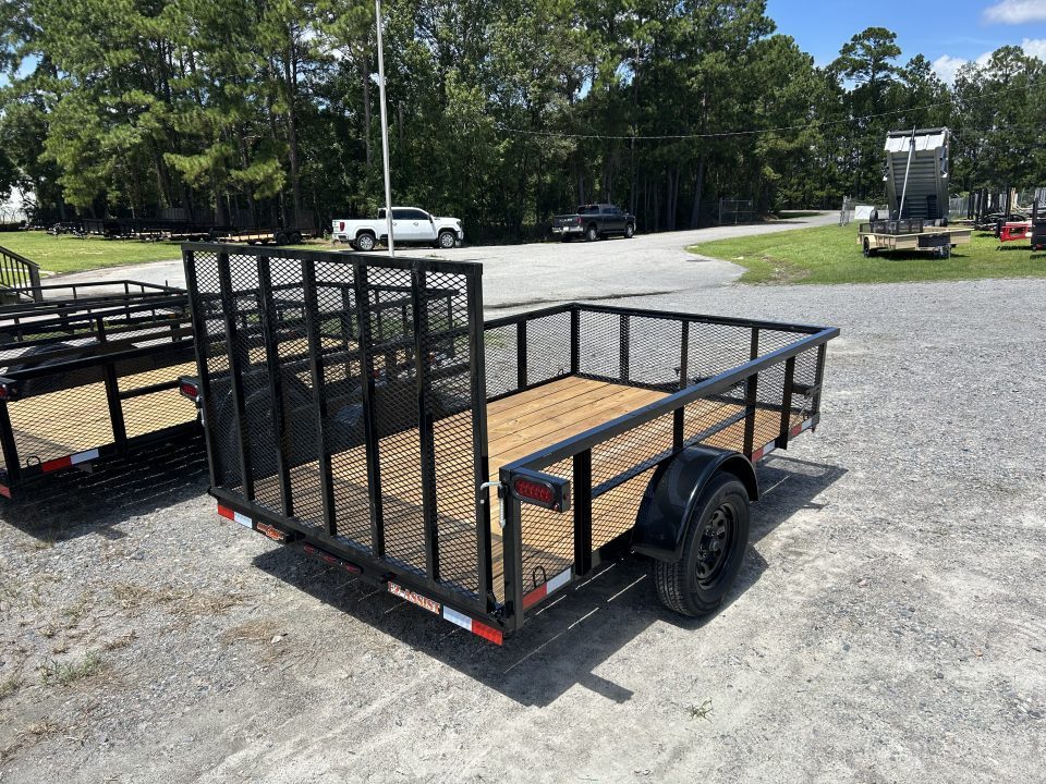 New 2027 Down 2 Earth Trailers 76X10 Utility Trailer with 24" Expanded Metal Sides