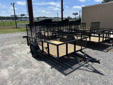 New 2027 Down 2 Earth Trailers 76X10 Utility Trailer with 24" Expanded Metal Sides