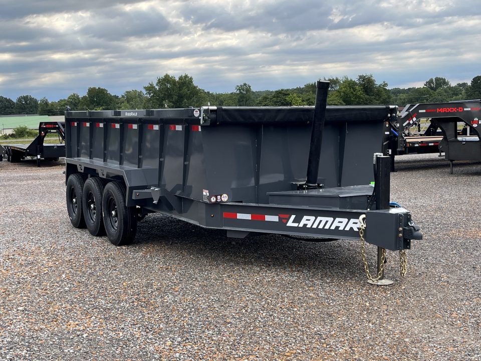 New 2027 Lamar Dump Trailer | 83" x 16' | 21K GVWR