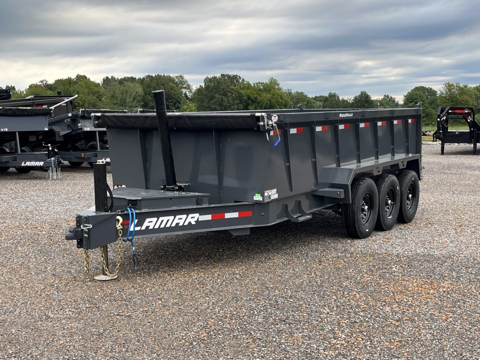 New 2027 Lamar Dump Trailer | 83" x 16' | 21K GVWR