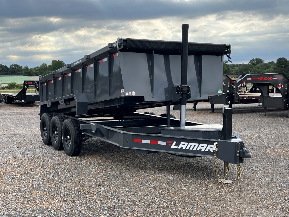 New 2027 Lamar Dump Trailer | 83" x 16' | 21K GVWR