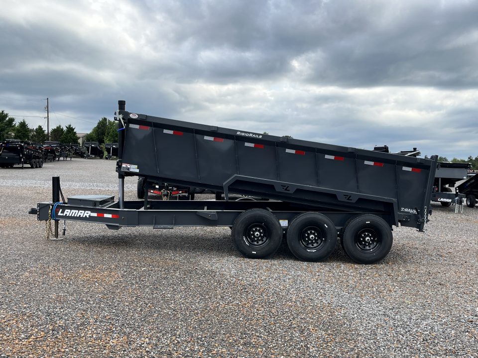 New 2027 Lamar Dump Trailer | 83" x 16' | 21K GVWR