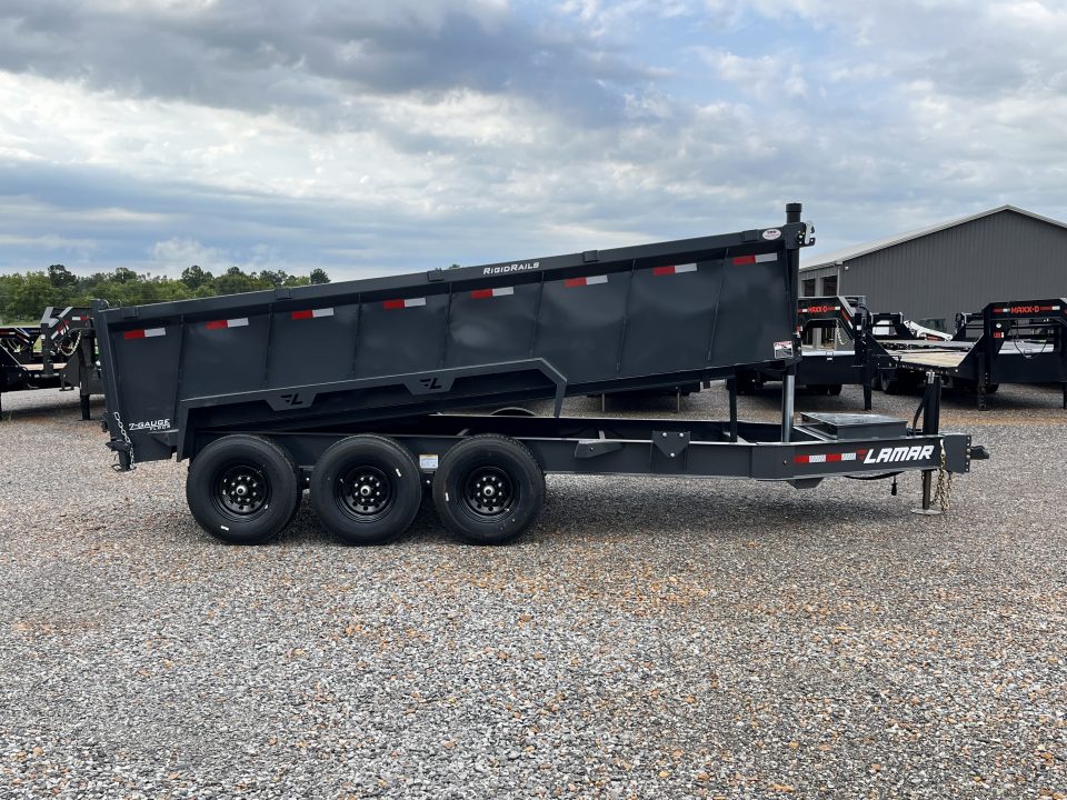 New 2027 Lamar Dump Trailer | 83" x 16' | 21K GVWR