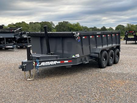New 2027 Lamar Dump Trailer | 83" x 16' | 21K GVWR