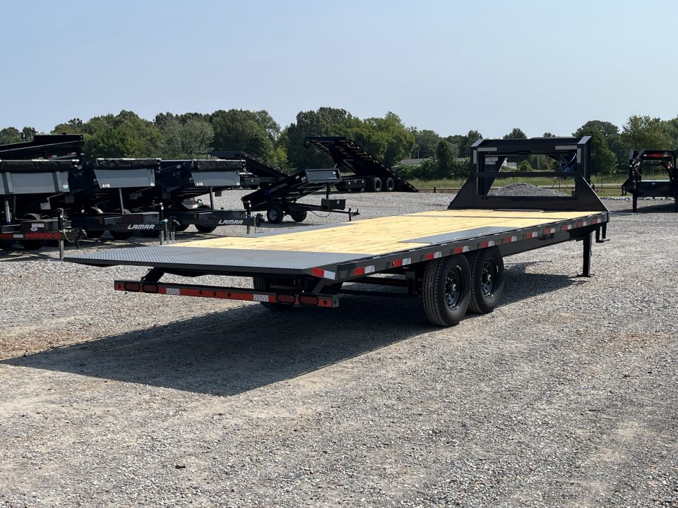 New 2027 Lamar Gooseneck Deckover Tilt | 102" x 24' 14K GVWR