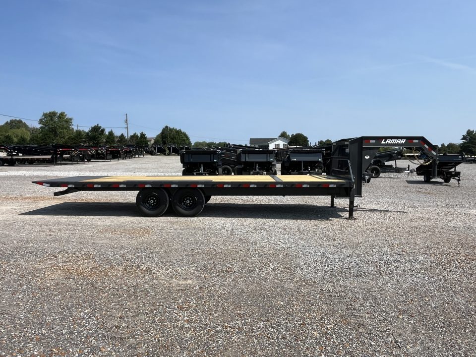 New 2027 Lamar Gooseneck Deckover Tilt | 102" x 24' 14K GVWR