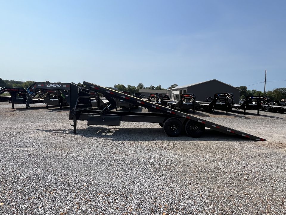 New 2027 Lamar Gooseneck Deckover Tilt | 102" x 24' 14K GVWR