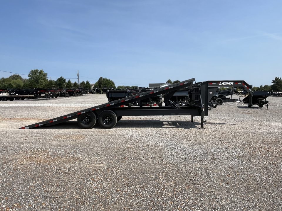 New 2027 Lamar Gooseneck Deckover Tilt | 102" x 24' 14K GVWR