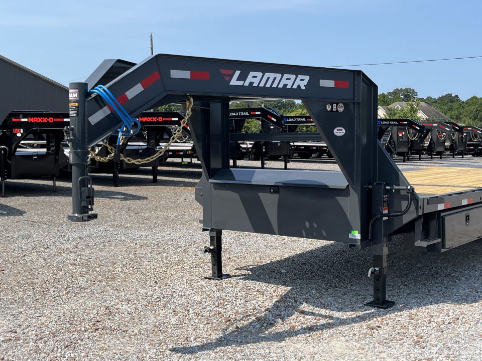 New 2027 Lamar Gooseneck Deckover Tilt | 102" x 24' 14K GVWR